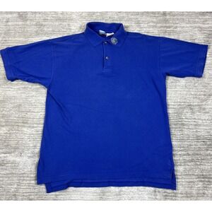 Midwest Embroidery Polo Shirt Mens L Blue Florida Gators NCAA Pique Cotton Logo